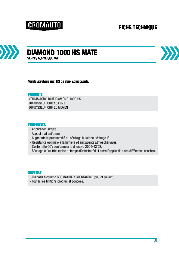 Diamond 1000 HS Mat