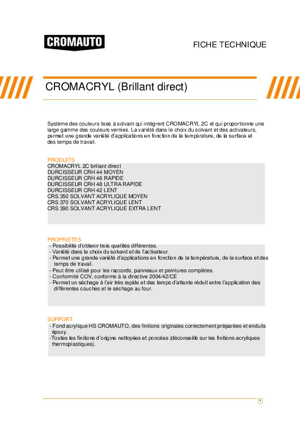 Cromacryl Brillant Direct