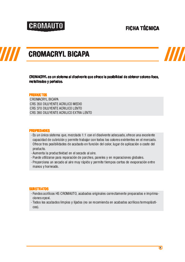 Cromacryl Bicapa